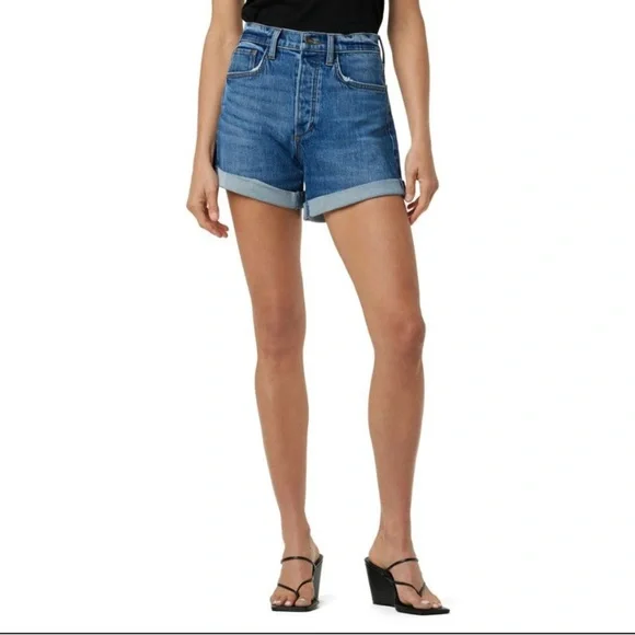 Anthropologie pilcro High Waist Blue Denim ShortsA0376 - Picture 1 of 5